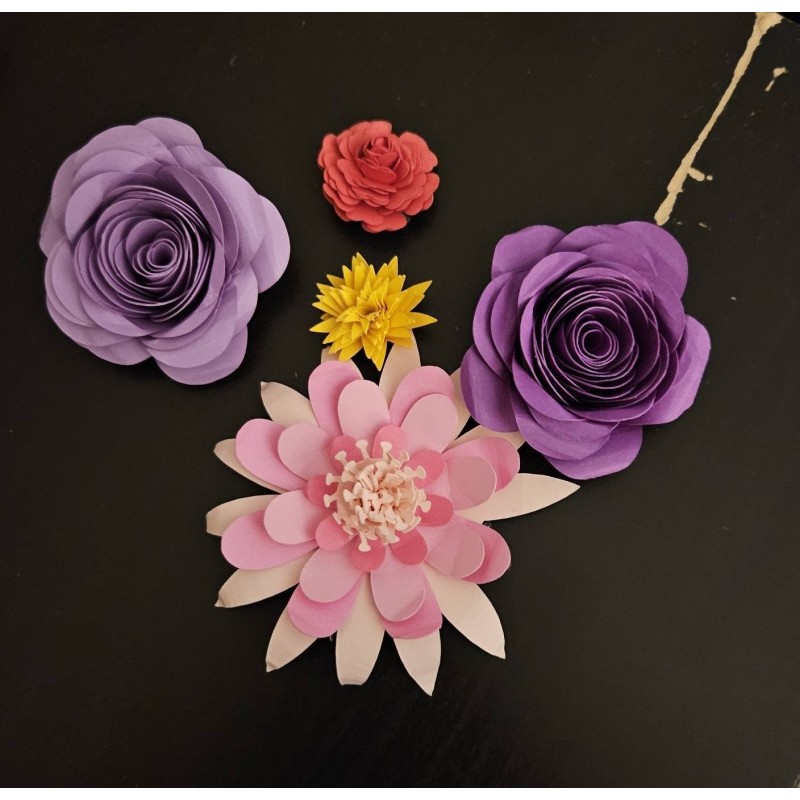 Mini Flowers bag of 5 assorted sizes