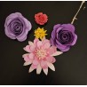 mini cardstock flowers
