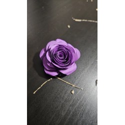 mini cardstock flowers