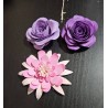mini cardstock flowers